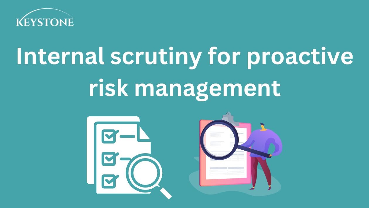 Internal scrutiny for proactive risk management